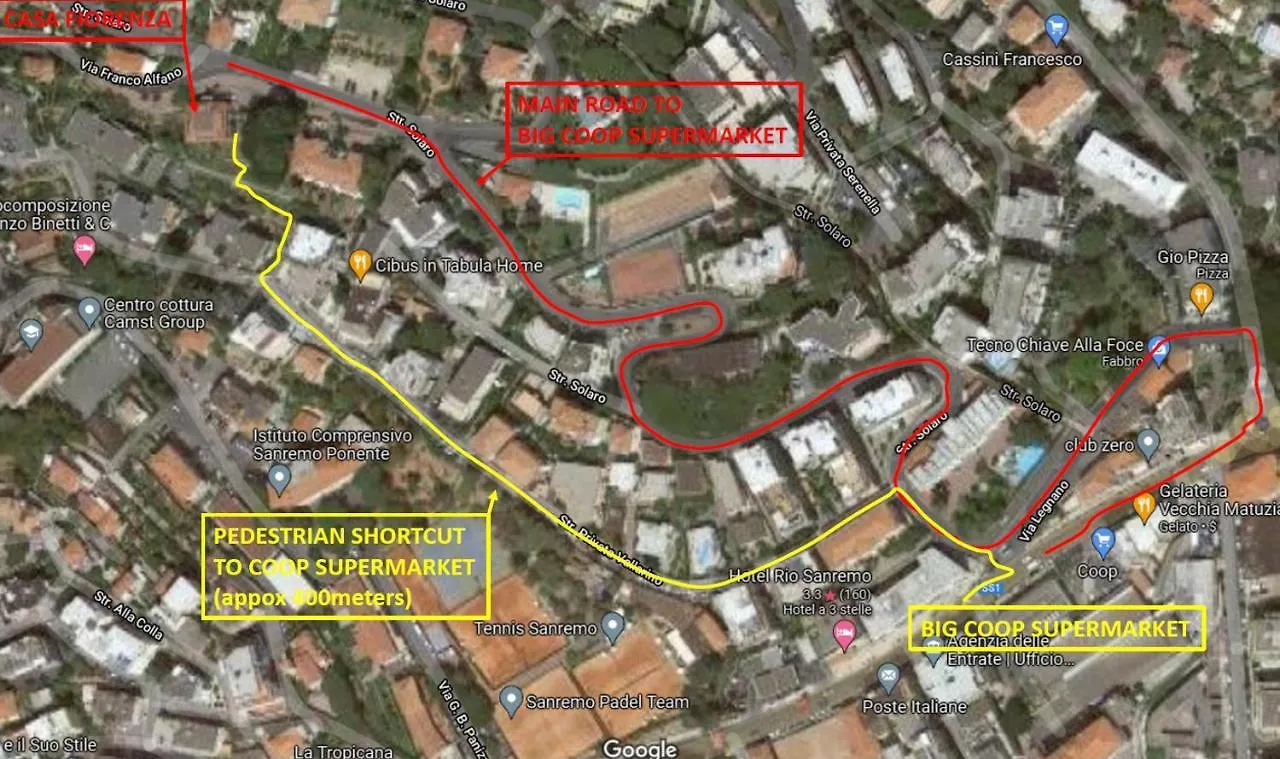 Casa Fiorenza Parcheggio Privato Sanremo